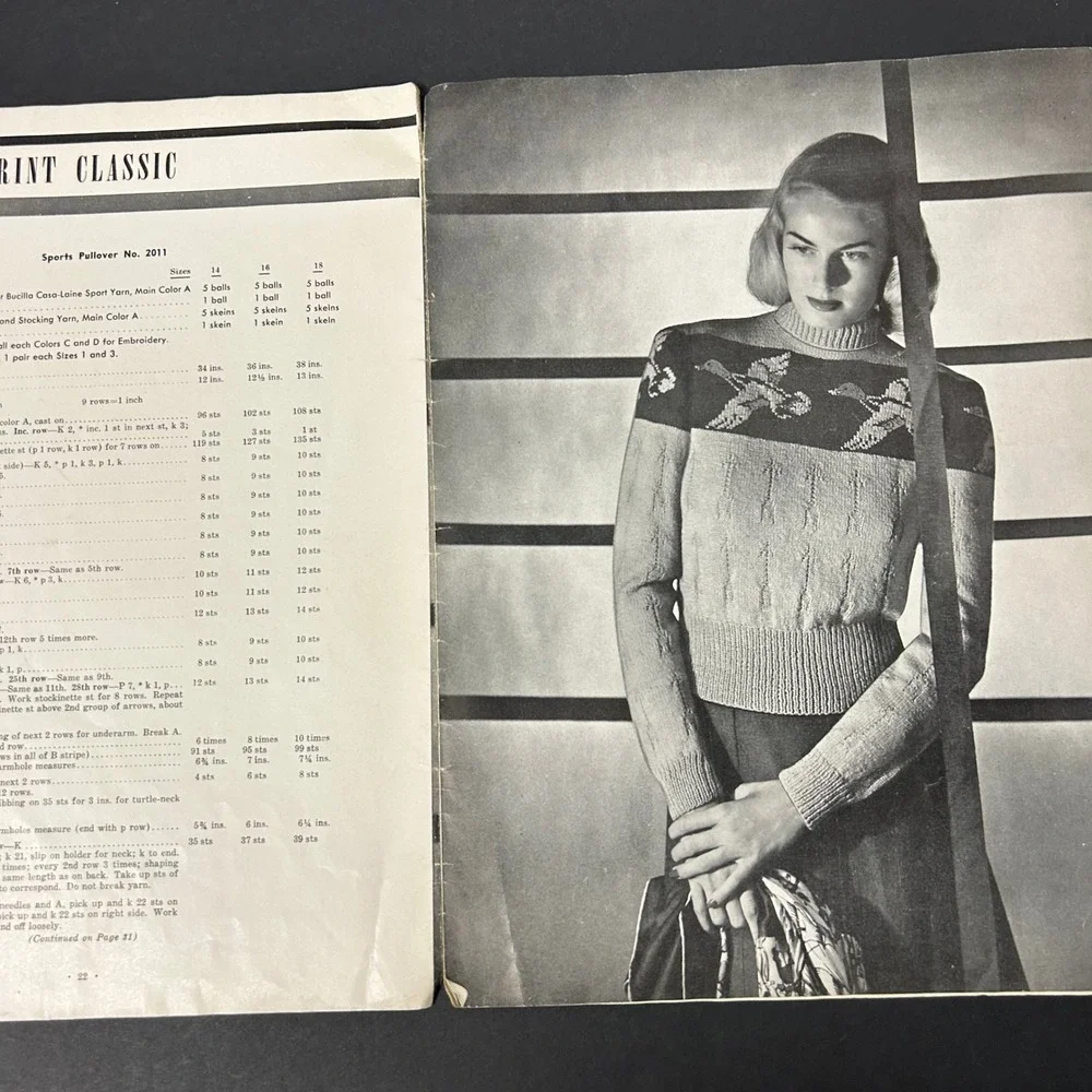 Vintage 50's 60's Bernat Knitting Pattern Booklets Mixed Lot